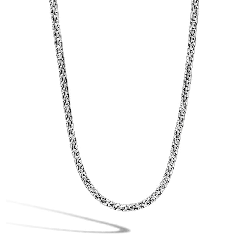 John Hardy Classic Chain Slim Oval Necklace