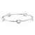 Load image into Gallery viewer, IPPOLITA Rock Candy Bracelet Sterling Silver Five Stone Bangle in Clear Quartz
