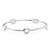 IPPOLITA Rock Candy Sterling Silver Five Stone Bangle in Mother-of-Pearl