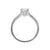 Fink&#39;s 14K White Gold Round Diamond Center Stone Split Shank Engagement Ring