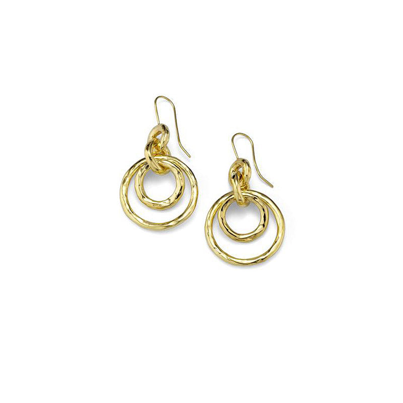 IPPOLITA Classico 18K Yellow Gold Mini Jet Set Earrings 