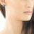 Load image into Gallery viewer, John Hardy Classic Chain Earrings with Black Sapphire on Woman