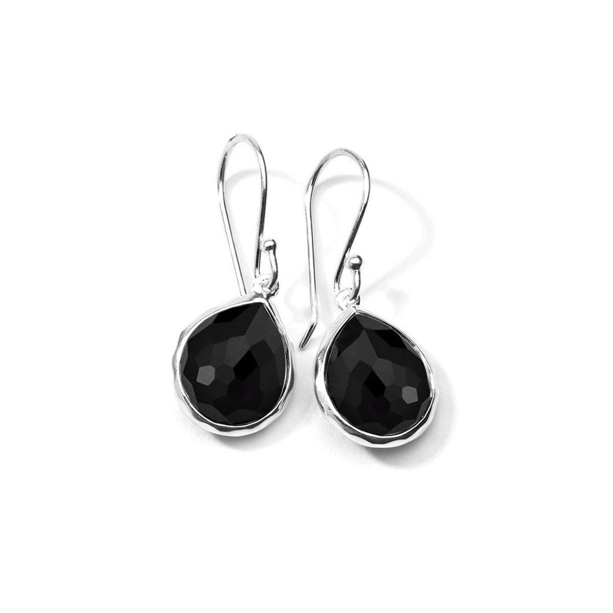 IPPOLITA Rock Candy Mini Teardrop Earrings in Black Onyx