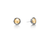 John Hardy Classic Chain Two-Tone Round Stud Earrings