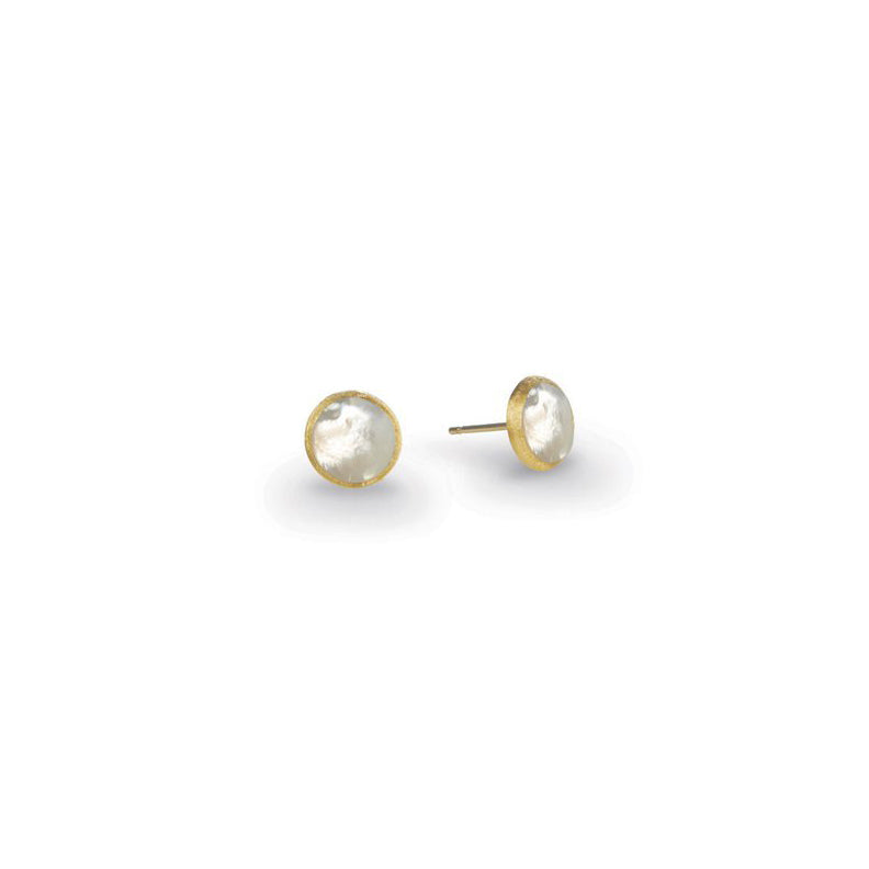 Marco Bicego Jaipur Color 18K Yellow Gold Mother-of-Pearl Stud Earrings