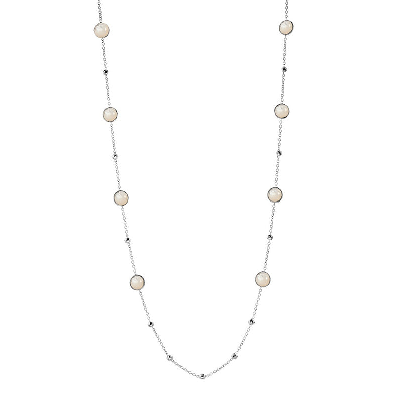 IPPOLITA Rock Candy Sterling Silver Lollipop Mother-of-Pearl Mini Station Necklace