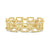 Roberto Coin New Barocco 18K Yellow Gold Wide Diamond Bracelet