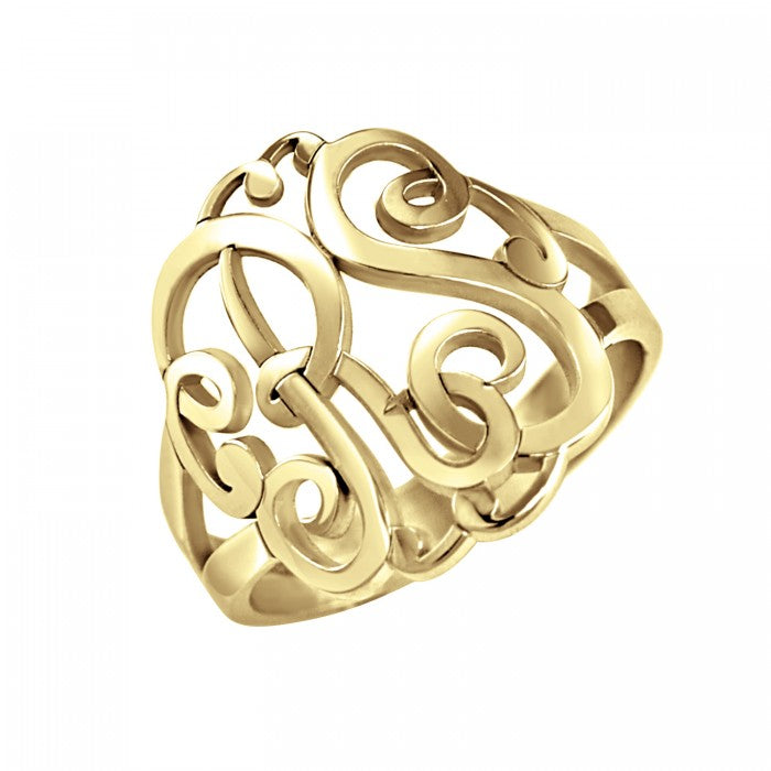 Fink's Classic Two Initial Monogram Ring