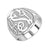 Fink&#39;s 18mm Classic Bordered Monogram Ring