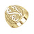 Fink&#39;s 18mm Classic Bordered Monogram Ring