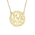 Fink&#39;s 15mm Classic Bordered Monogram Necklace