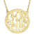 Fink&#39;s 25mm Custom Bordered Monogram Necklace