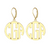 Fink&#39;s 25mm Original Monogram Leverback Earrings