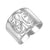 Fink&#39;s 18mm Classic Cutout Cigar Band Monogram Ring