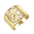 Fink&#39;s 18mm Classic Cutout Cigar Band Monogram Ring