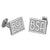 Fink&#39;s 18mm Recessed Rectangle Monogram Cufflinks
