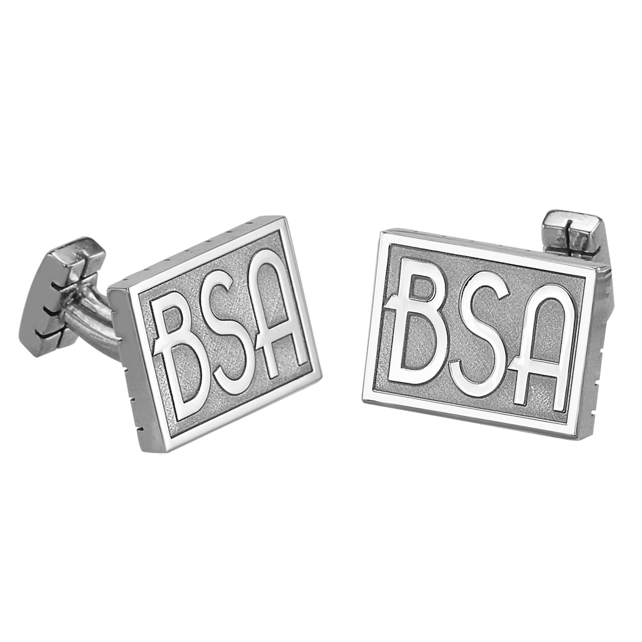 Fink's 18mm Recessed Rectangle Monogram Cufflinks