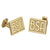 Fink&#39;s 18mm Recessed Rectangle Monogram Cufflinks