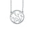 Fink&#39;s 20mm Circular Rope-Bordered Monogram Necklace