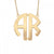 Fink&#39;s 25mm Original Two Initial Monogram Necklace