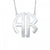 Fink&#39;s 25mm Original Two Initial Monogram Necklace