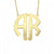 Fink&#39;s 25mm Original Two Initial Monogram Necklace