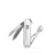 Swiss Army Knife with Black Onyx in Silver