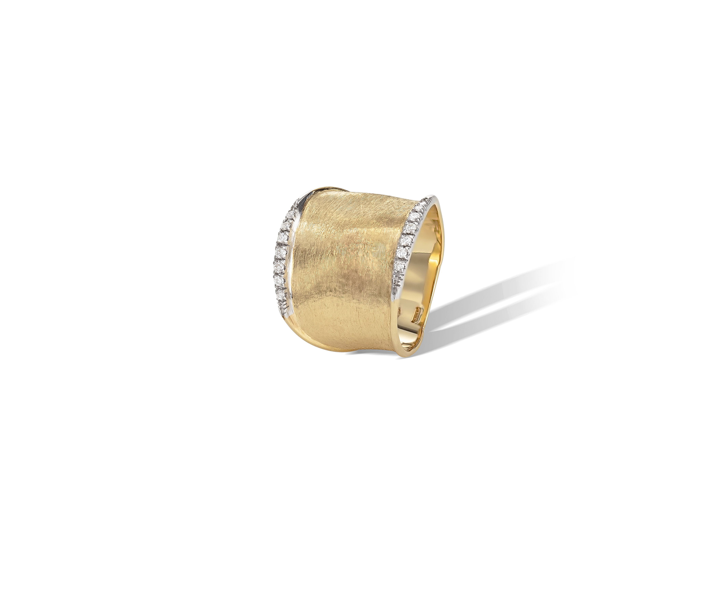Marco Bicego Lunaria Yellow Gold Diamond Ring