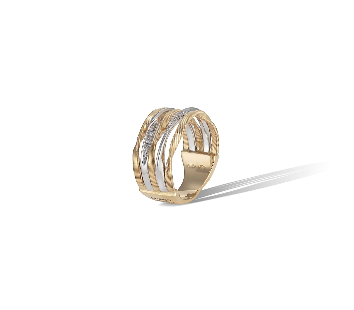 Marco Bicego Marrakech Multi-Row Ring with Diamonds