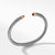 Cable Classics Bracelet with Garnet and Gold