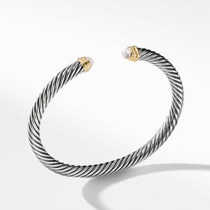 David Yurman The Cable Collection® Bracelet in Silver and 14-Karat Yellow Gold