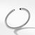 Cable Classics Bracelet with Black Onyx and Diamonds, Size Medium