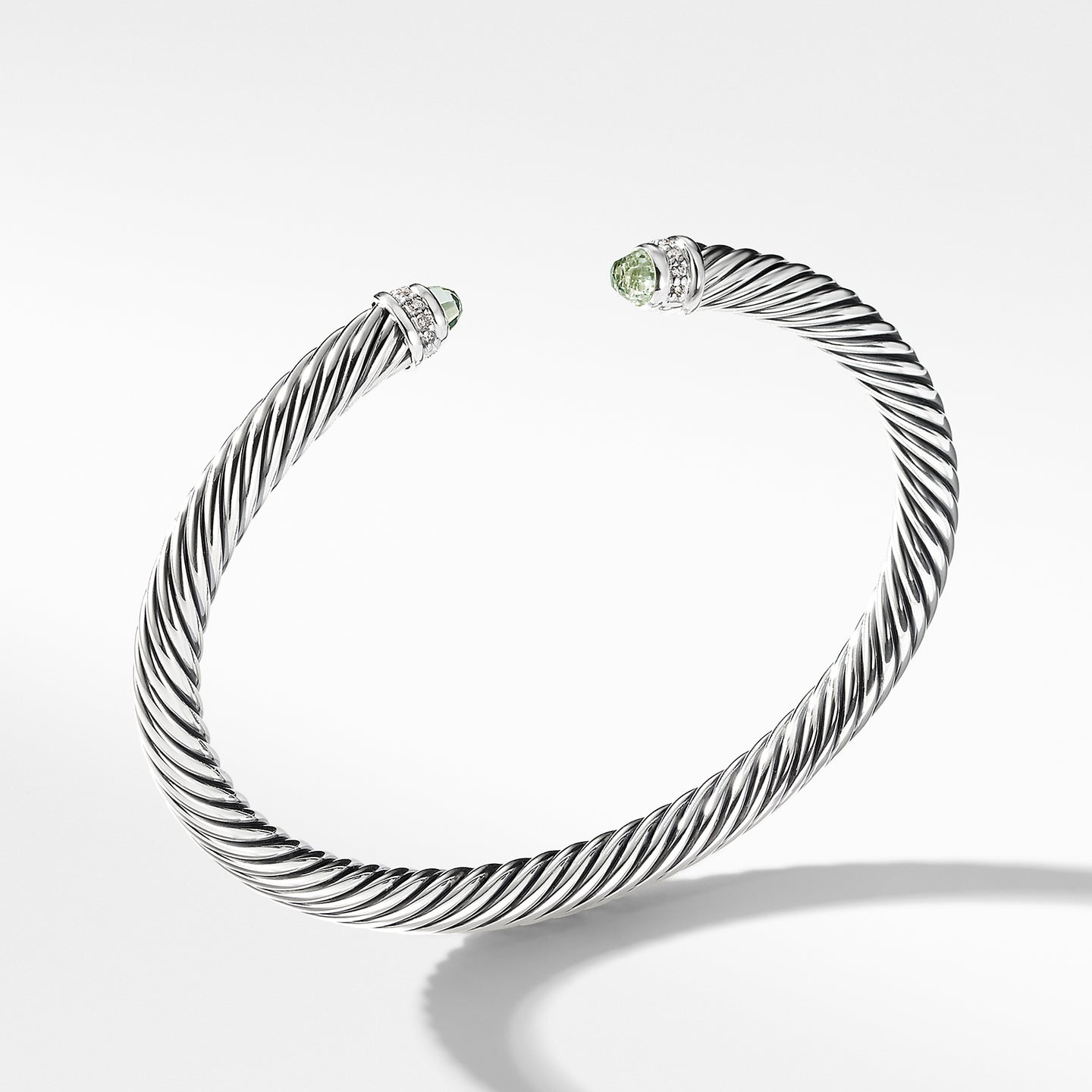 Cable Classics Bracelet with Prasiolite and Diamonds
