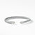 Cable Classic Bracelet with Prasiolite and Diamonds, Size Large