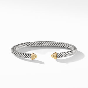 Cable Classics Bracelet with Gold, Size Small