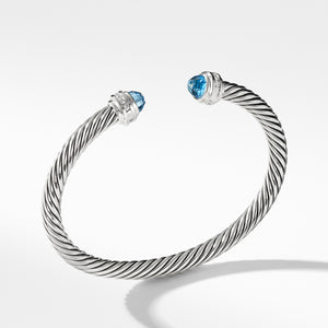 David Yurman Bracelet with Blue Topaz and Diamonds