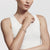 Model Wearing David Yurman Bracelet with Prasiolite and Diamonds
