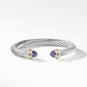 David Yurman Bracelet with Faceted Amethyst and 14K Gold