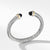 Bracelet with Black Onyx and 14K Gold, Size Small