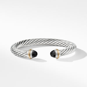 Bracelet with Black Onyx and 14K Gold, Size Small (Image 2)