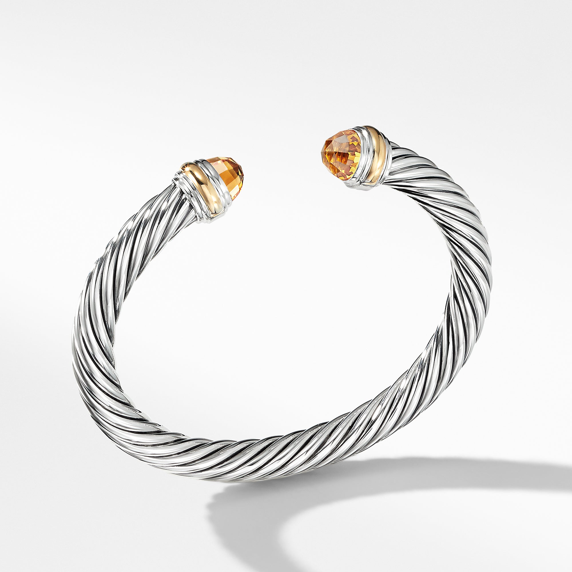 David Yurman Cable Bracelet with Citrine Gold Fink s