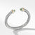 David Yurman The Cable Collection® Bracelet in Silver and 14-Karat Yellow Gold