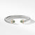 Bracelet with Prasiolite and 14K Gold, Size Medium