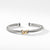 X Bracelet with Gold, Size Medium