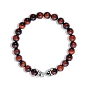 Spiritual Beads Bracelet with Red Tiger's Eye