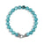 Spiritual Beads Bracelet with Turquoise, 8mm