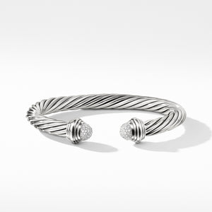 David Yurman Medium Cable Bracelet with Diamonds