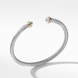 Cable Classics Bracelet with Gold, Size Medium