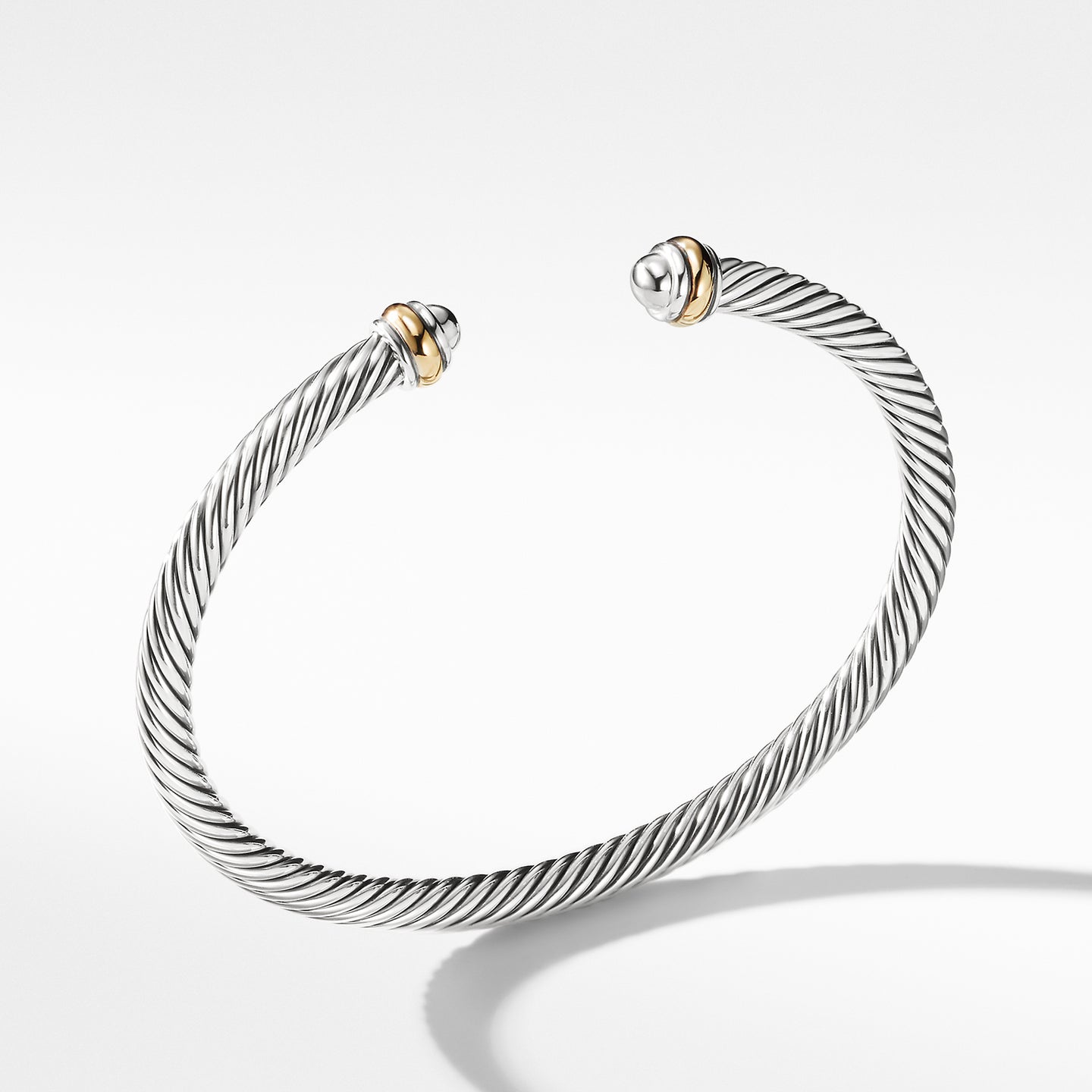 Cable Classics Bracelet with Gold, Size Medium