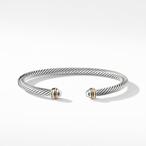 Cable Classics Bracelet with Gold, Size Medium